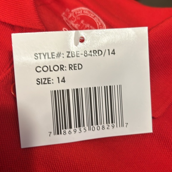 Red Polo Shirt Uniform Approved School Unisex Size 14 (Big Girls) (Big Boy) - Picture 10 of 14